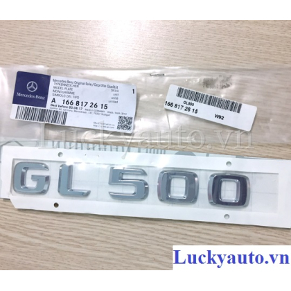 Chữ GL500 cửa hậu xe Mercedes GL500 đời 2013_ 1668172615_ 166 817 26 15